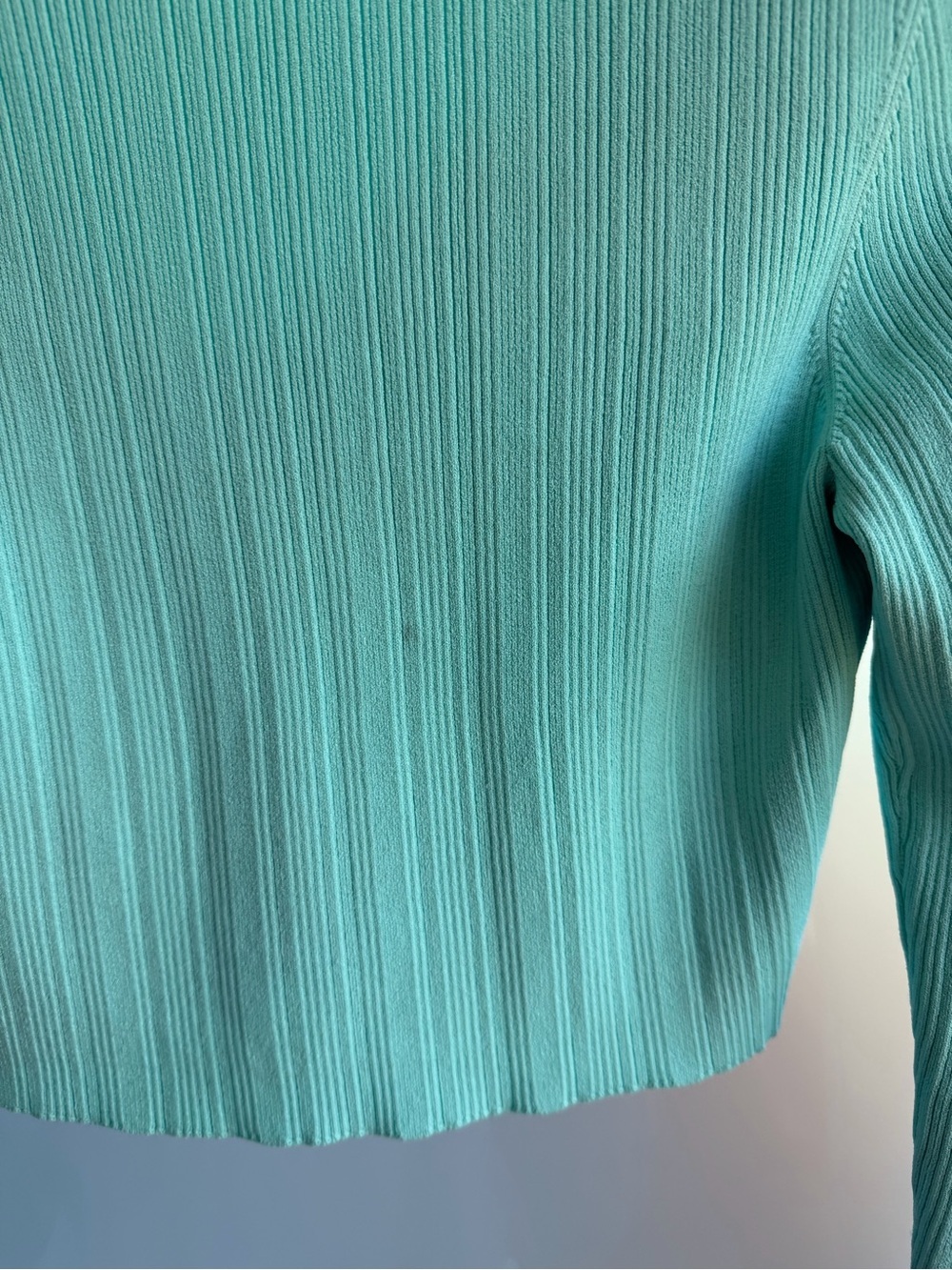 A.L.C Aquamarine Cropped Cardigan - Picture 6 of 8